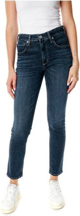 Citizens Of Humanity Midwaist Skinny Fit Jeans met Fade Effecten - Dames - Skinny Jeans - Blauw - W25 - Denim - Jeans