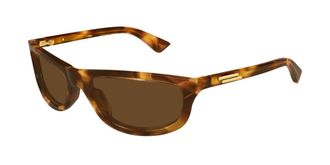 Bottega Veneta BV1327S 005 Mens Sunglasses Tortoiseshell Size 58