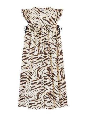 Ganni Organic Cotton Midi Dress