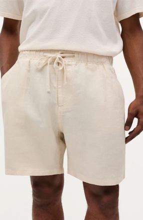 Scalpers Apolo Linen Shorts in Beige at Nordstrom, Size 38 X 38 Eu