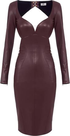 Elisabetta Franchi cut-out maxi dress - Brown