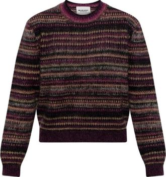 Isabel Marant Truien & Vesten, Dames, Paars, XS, Etoile Sweater