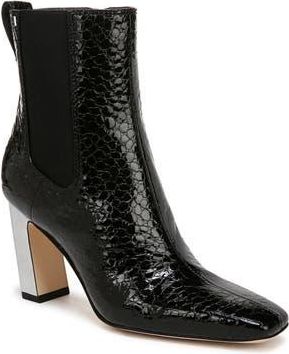 Franco Sarto Flexa Blis Bootie in Black Patent at Nordstrom Rack, Size 5.5