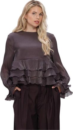 Gestuz GZlicie Blouse - Dames - Blouses - Paars - XS - Polyester - Overhemden