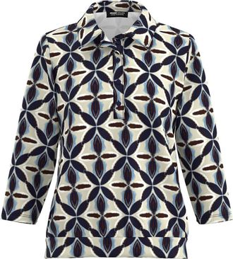 Frank Walder Frank Walder, Dames, Blouses & Shirts, Veelkleurig, Maat: 2XL Katoen