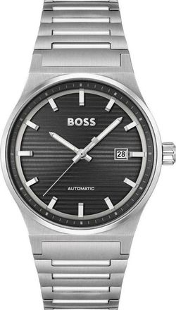 HUGO BOSS Hugo, Watches, male, Gray, Size: ONE SIZE Stainless Steel Dress Watch