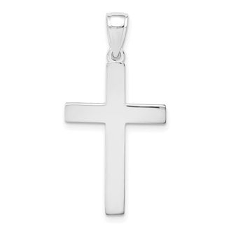 Diamond2Deal 10k Gold Polished Cross Pendant