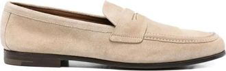 Churchs Beige Suede Loafers