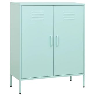 vidaXL Armario De Almacenamiento Acero Verde Mint 80x35x101,5 Cm Vidaxl