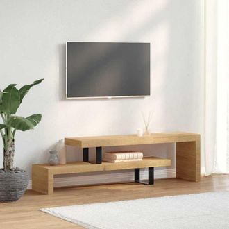 vidaXL Mobile Porta tv in Legno Massello di Mango - Vidaxl