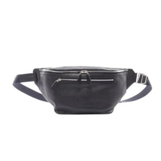 Herm&egrave;s Pre-owned Vintage Sling Bag - Heren - Pre-owned - Zwart - Maat: ONE Size Leer
