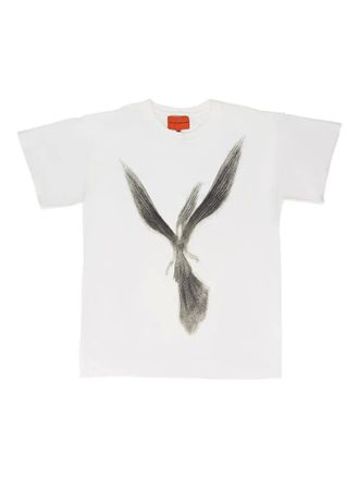 Who Decides War by Ev Bravado T-shirt con grafica - Bianco