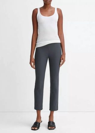 Vince Stitch Front Seam Legging In Dark Grey