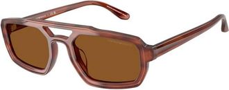 Emporio Armani Authentieke Bril met Topkwaliteit - unisex - Zonnebrillen - Bruin - 53 MM - Accessoires