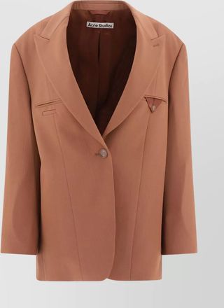 Acne Studios tailored blazer with front pocket and lapels