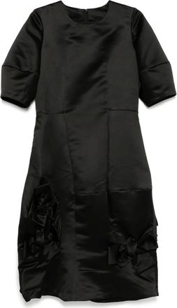 Comme Des Gar&ccedil;ons Abito con fiocco - Nero