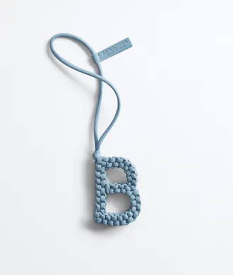 Bottega Veneta Letter B Charm - Blue - Unisex