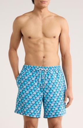 Bonobos Stretch Waist 6.5-Inch Swim Trunks in Indigo at Nordstrom Rack, Size X-Large