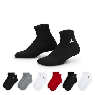 Nike Jordan Everyday Essentials Kids Ankle Socks (6 Pairs) in Multicolor | BJ0593-H24