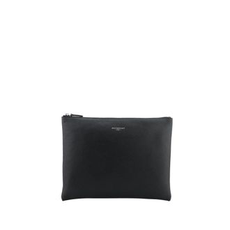 Pourchet Tassen, Heren, Zwart, ONE Size, Leer, Pochette Grand Format Corso