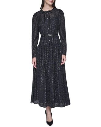 Karl Lagerfeld Karl Lagerfeld Chiffon Midi Dress
