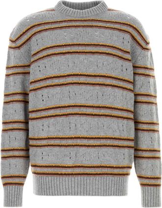 Marni Grey Round Neck Sweaters