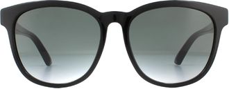 Gucci Square Black Grey Sunglasses