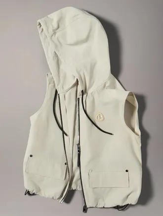 Moose Knuckles verhoogd vest met capuchon