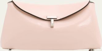 Toteme Mini T-Lock Leather Clutch Bag