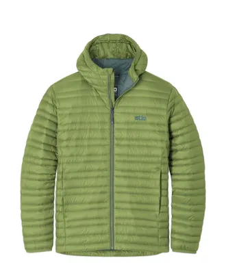 Stio | Mens Pinion Down Hooded Jacket, Size Extra Large in Terrain
