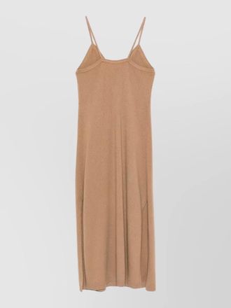 Lisa Yang marlie midi dress spaghetti straps neckline
