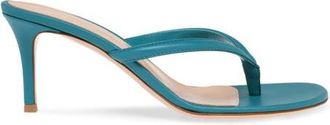 Gianvito Rossi Calypso Sandals in Turquoise Nappa at Nordstrom, Size 39.5