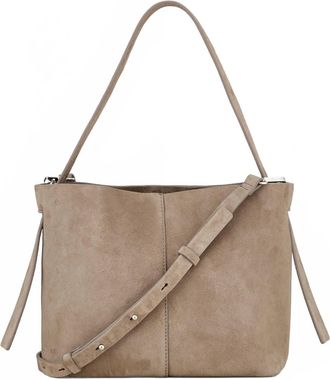Becks&ouml;ndergaard WomenS Fraya Suede Small Tote Crossbody Bag In Tan