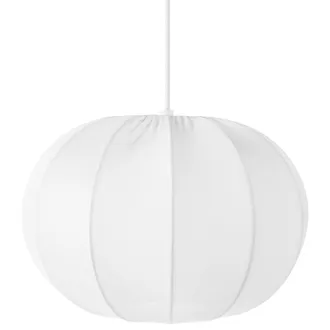 Beliani L&aacute;mpara Colgante De Dise&ntilde;o Moderno L&aacute;mpara De Techo Pantalla De Nylon Sint&eacute;tico Blanco Mariara