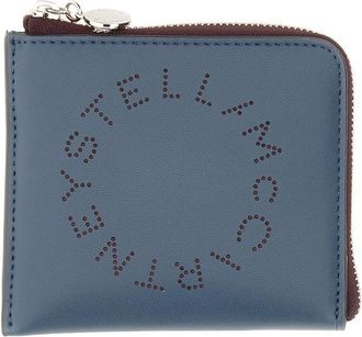 Stella McCartney Polyurethane Zipped Wallet - Blue