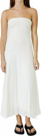 Velvet Sonia Midi Dress In Parchment