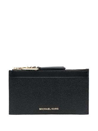 Michael Michael Kors Portafoglio con placca logo - Nero