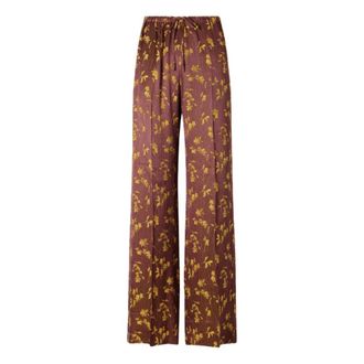 Dries Van Noten Penn Pants - Dames - Broeken - Paars - Maat: XL
