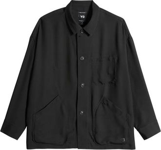 Yohji Yamamoto Button-up Front-pocket Shirt