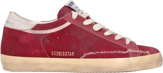 Golden Goose Red Lace-up Sneakers