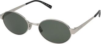 Saint Laurent SL 692 Zonnebril - Dames - Zonnebrillen - Grijs - 55 MM - Nylon - Accessoires
