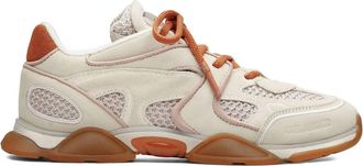 Axel Arigato Brown Eris Chunky Suede Mesh Sneakers