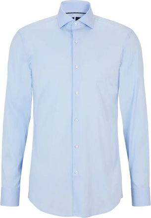 HUGO BOSS P-Hank - Heren - Zakelijke Overhemden - Blauw - 3XL - Katoen - Overhemden