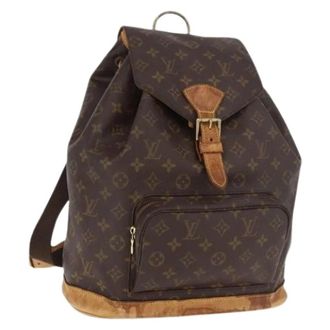 Louis Vuitton Pre-owned Montsouris GM Zaino - - Pre-owned - Donna - Marrone - ONE SIZE