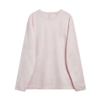 Sunflower Long Sleeve Tops, male, Pink, Size: XL Heavy Jersey LS