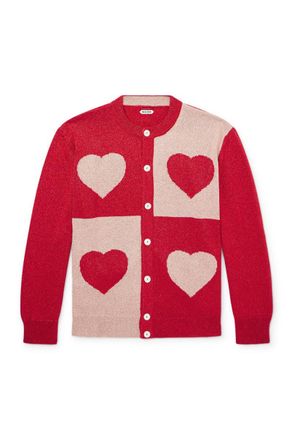 Bode Hearts Lam&eacute; Cardigan