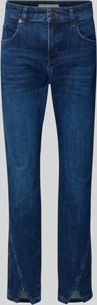 M.A.C Skinny Fit Jeans im 5-Pocket-Design in Blau, Größe 32