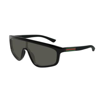 Gucci Sunglasses, unisex, Black, Size: ONE SIZE Shield Sunglasses