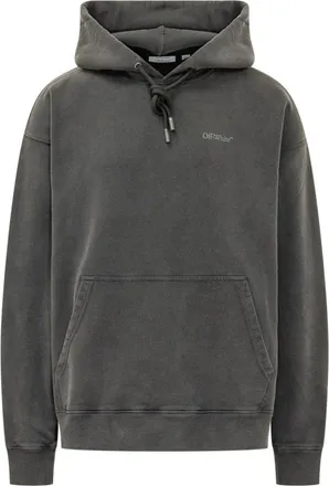 Off-white Dark Grey Regular Hoodie