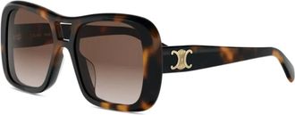 Celine Celine, Accessoires, Dames, Bruin, ONE Size, Triomphe Zonnebril